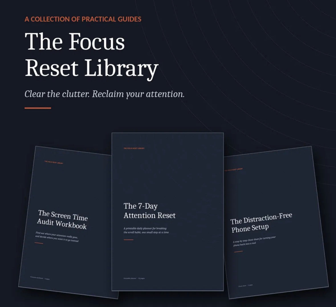Focus Reset Library